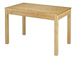 Erst-Holz® Tisch 80x120 Esstisch Massivholz aus Kiefer in schöner Optik 90.70-51 B