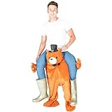 Bodysocks® Bären Huckepack (Carry Me) Kostüm für Erwachsene