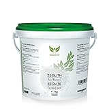 NaturaForte Zeolith Pulver 1 kg - Klinoptilolith 92%, Vulkanerde extra fein gemahlen in Premium Qualität, ohne Zusätze, Reines & naturbelassenes Vulkangestein