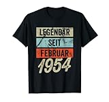 68 . Geburtstag Mann 68 Jahre Legendär seit Februar 1954 T-Shirt