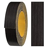 haggiy Melaminkanten-Band selbstklebend 18mm x 5m I Kantenband I Möbelkantenband I Sicherer Halt ohne Bügeln I Kantenumleimer I Furnier für Regalbretter/Holzplatten (Wenge)