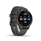 Garmin Venu 2S – schlanke GPS-Fitness-Smartwatch mit ultrascharfem 1,1“ AMOLED-Touchdisplay, umfassenden Fitness-/Gesundheitsfunktionen, über 25 vorinstallierten Sport-Apps, Garmin Music & Garmin Pay