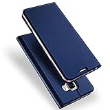 Verco Handyhülle für Galaxy A5 (2017), Premium Handy Flip Cover für Samsung Galaxy A5 Hülle [integr. Magnet] Book Case PU Leder Tasche [A5 A520], Blau