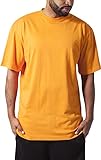 Urban Classics Herren Tall Tee T Shirt, Orange, 5XL Große Größen EU