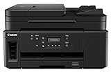 Canon PIXMA GM4050 MegaTank Drucker nachfüllbar Tintenstrahl S/W Multifunktionsgerät DIN A4 (schwarzweiß Drucker, Scanner,Kopierer, WLAN, USB, LAN, Duplex, gr. Tank, niedrige Kosten/Seite) schwarz
