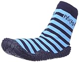 Playshoes Jungen Unisex Kinder Socke Streifen Aqua Schuhe, Marine/hellblau, 26/27 EU