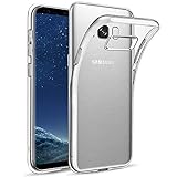 Verco Handyhülle für Samsung S8 Case, Handy Cover für Samsung Galaxy S8 Hülle Transparent Dünn Klar Silikon, durchsichtig