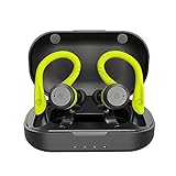 OYZY Schwimmen wasserdichter Bluetooth-Kopfhörer, Dual Wear-Stil-Sport-Wireless-Headset mit 650mAh-Batteriekasten, 20 Stunden Spielzeit, für Sport-Radfahren-Joggen (Color : A)