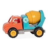 Battat Großer LKW Betonmischer Sandkasten mit Figur 31 cm – Sandspielzeug Kinder Spielzeug Fahrzeug für Mädchen und Jungen ab 18 Monaten (2 Teile)