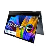 ASUS ZenBook Flip 13 UX363EA-HP234T Laptop 33,7 cm (13,3 Zoll, Full HD, 1920x1080, OLED,400 Nits, Touch) EVO Convertible (Intel Core i7-1165G7, 8GB RAM, 512GB SSD, Intel UHD Graphic, Win10H) Pine Grey