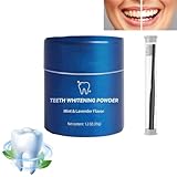 Magic Toothpaste Whitening Booster Powder,Magic Teeth Whitening Powder, Pure White Teeth Whitening Powder, Entfernt Flecken, Frischer Atem (1 Set)