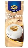 KRÜGER Family Latte Macchiato, aromatisiertes Getränkepulver mit löslichem Bohnenkaffee, koffeinhaltig, 500 g Beutel