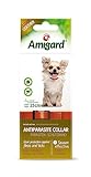 Amigard Antiparasitenband für Hunde, 35 cm, wasserfest, zurückschneidbar, gegen Zecken, Milben und Flöhe, ohne Chemie für eine natürliche Fellpflege