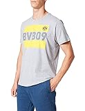 Borussia Dortmund Unisex Bvb T-shirt T Shirt, Grau, L EU