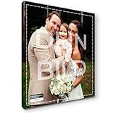 Impresi Personalisiertes Foto Leinwandbild | Hochwertiges Canvas Material | Leinwand mit Holzrahmen | Massivholzrahmen | Modernste Drucktechnologie | Persönliches Kunstdruck | Perfekte Geschenk