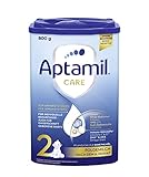 Aptamil Care 2 – Folgemilch nach dem 6. Monat, Mit Omega 3 & 6, DHA & ARA, Ohne Palmöl, Babynahrung, Milchpulver, 1x 800 g