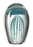 Leonardo Oceano Deko-Objekt Qualle La Baia, türkis, handgefertigtes Farbglas, 026023