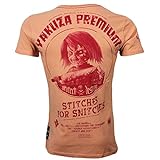 Yakuza Premium Herren T-Shirt 3019 Coral XXL
