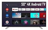 Toshiba 50UA2B63DG 50 Zoll Fernseher / Android TV (4K Ultra HD, HDR, Triple-Tuner, PVR-Ready, Smart TV, Bluetooth) [Modelljahr 2021]