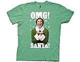 Ripple Junction Elf OMG Santa T-Shirt für Erwachsene - Gr�n - Groß