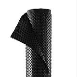 Clamaro Noppenfolie Rolle mit 20 Meter Länge und 0,5 m Breite - Noppenrolle aus Polyethylen, geeignet als Grundmauerschutz, Drainage oder für Hochbeete - Farbe: Schwarz