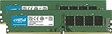 Crucial RAM 32GB (2x16GB) DDR4 3200MHz CL22 (2933MHz oder 2666MHz) Desktop Arbeitsspeicher Kit CT2K16G4DFRA32A