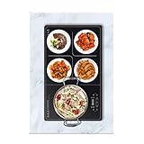 Warmhaltetablett für Speisen, Chafing Dish, multifunktionale Temperaturregelung, Warmhalteplatte, elektrische Warmhalteplatte, hält Speisen heiß, Serviertablett für Buffets, Partys, Partys