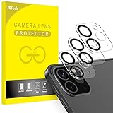 JETech Kameraschutz für iPad Pro 11 Zoll/12,9 Zoll (2021/2020), 9H Anti-Kratzer Kamera Schutzfolie, HD Klar Gehärtetes Glas, Volle Abdeckung, Einfache Installation, 3 Stück