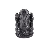 GEMHUB Ganesha-Statue aus natürlichem Saphir, funkelnder Edelstein, 896,00 Karat, handgefertigt, Ganesha-Figur