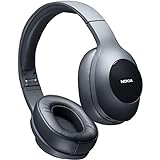 Nokia E-1200 Essential Wireless Kopfhörer, On-Ear Kopfhörer mit Faltbarem Kopfbügel, Bluetooth 5.0 Kompatibel, 40 Stunden Wireless Spielzeit, Schwarz