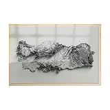 MJ-GRAPHICS® | Türkei Reliefkarte Poster - Landkarte in 3D Reliefstil - Wanddekoration für Büro, Schlafzimmer, Wohnzimmer & Bildung Türkeikarte - Fine Art Kunstdruck 300g A2 - ohne R