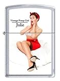 Zippo 2.002.956 Feuerzeuge Vintage Pin Up Girl Julie - Limited Edition 001/500-500/500 - MM - Collection 2012 - Satin Finish
