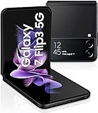 Samsung Galaxy Z Flip3 5G (17,03 cm) , faltbares Handy ohne Vertrag, großes 1,9 Zoll Frontdisplay, 128 GB interner Speicher, 8 GB RAM, Black, inkl. 36 Monate Herstellergarantie [Exklusiv bei Amazon]