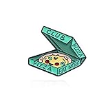 wangk Grün gelb Box Pizza Broschen ich ließ das letzte Stück für Sie gegessen mehr im Pizza-Club Lapel Pin gebacken Pizza benutzerdefinierte Abzeichen style1
