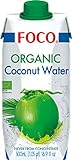 FOCO Bio Kokosnusswasser, pur, 6er Pack (6 x 500 ml)