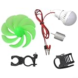 Feegow Windstromgenerator, Mini Elektrische Windkraftanlage Motor Generator Generatoren Blade Kit, Kleinmotor Windenergie Windkraftanlage G