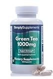 Grüner Tee Extrakt 1000mg - Geeignet für Veganer - 120 Kapseln - SimplySupplements