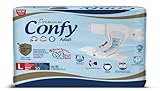 30 Stück - Confy Premium Inkontinenz Windel für Erwachsene - Größe L - Schutzschild- & Saugkerntechnologie
