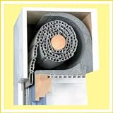 DiHa Rollladenkasten-Isolierung, Rollladenkasten Dämmung ROKA-ASS® 2-tlg. rund, Stärke 20 mm (Verschlußdeckel 175 mm)