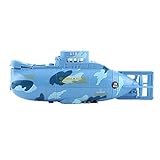 LXYFC RC Boot Ferngesteuertes Schiff Ferngesteuert Boot Fernbedienung RC-Schiffsboote Wiederaufladbare RC-Spielzeug-Fernbedienung U-Boot-Modell Tauchboot Für Erwachsene Kinder