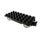 1 x Lego Duplo Eisenbahn Anhänger schwarz hell grau Räder für Cargo Waggon Intelli Zug ohne Infrarot Funktion 31300 c03