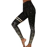 WINTAPE Yoga Hose Damen mit hoher Taille Enge Yoga Hose Workout Leggings (schwarz, M)