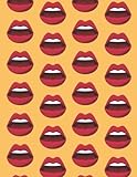Kiss Emoji Notebook: Open Mouth Pattern With Peach Background Journal/Diary 8.5x11 - 110 Pages. Perfect For School or Work. (Version #6)