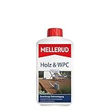 MELLERUD Holz & WPC Reiniger | 1 x 1 l | Zuverlässige Tiefenreinigung von Allen Holz-, WPC- und BPC-Arten im Innen- und Außenb