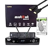 Mutant HD66 SE UHD 2160p E2 Linux Receiver mit 1x DVB-S2 & 1x DVB-C/T2 Tuner, PVR, WiFi + 2TB Festplatte