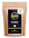 Biotiva Astragalus Pulver Bio 200g - Tragant - Bocksdorn - Astragalus Membranaceus - Abgefüllt und kontrolliert in Deutschland