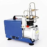 Tragbarer PCP Kompressor 300bar 1800W Kompressor Hochdruck Hochdruckluftpumpe 30Mpa 4351PSI Kompressorpumpe Auto-Stop Kompressor Elektrischer Luftkompressor PCP-Luftpumpe für Druckluftp
