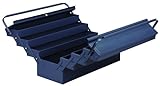 Allit Metall-Werkzeugkasten, Scherenkoffer, blau, 490613, McPlus Metall 7/57