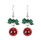 Weihnachtsohrringe Kreative Schleife Weihnachtsrote Perlenohrringe Weihnachtsserie Ornamente Ohrringe Aufbewahrung Schublade Altmodische Ohrringe Ohrringe Mit Schwarzen Diamanten Für M