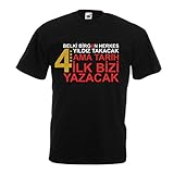 T Shirt Galatasaray Ultraslan GS 1905 4 Yildiz Istanbul Türkei Türkiye TS1016 (XL, Schwarz)
